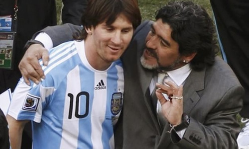 messi-maradona