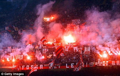 Milan fans